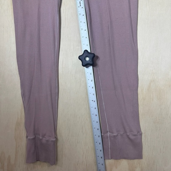SKIMS Cotton Rib Leggings Garnet High Rise Ribbed Logo Size 4X - Picture 5 of 7